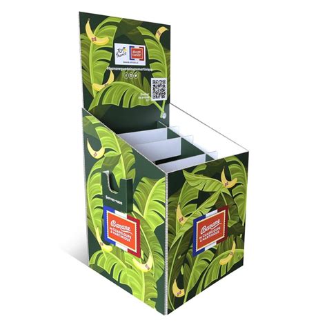 Présentoir de sol en carton My Nature Box PLV et stand en carton