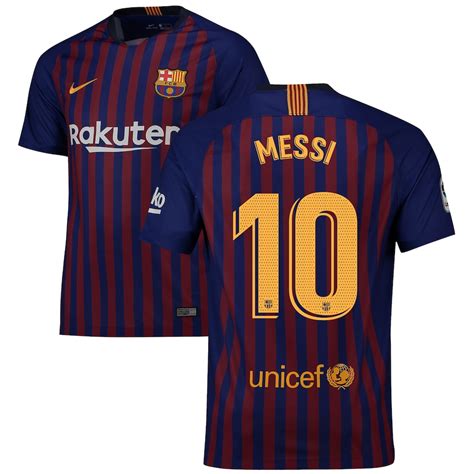 Nike Lionel Messi Barcelona Blue 201819 Home Replica Stadium Player