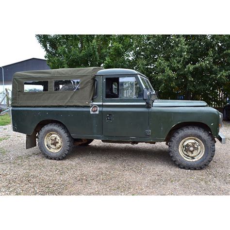 Soft Top Cab Fit With Side Windows Canvas Green For Defender Series