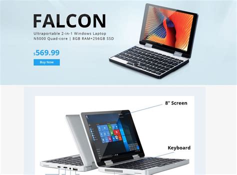 Buy Topjoy Falcon 8 Inch Tiny Laptop For Just 559 99