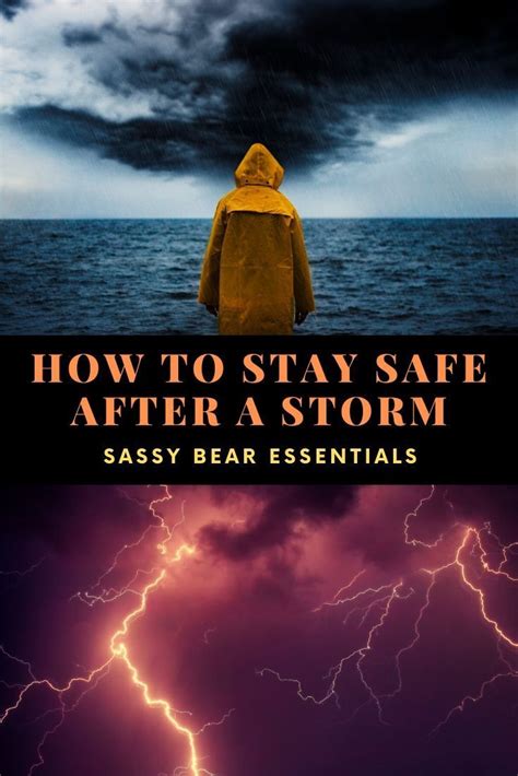 How To Stay Safe After A Storm Disaster Preparedness Storm