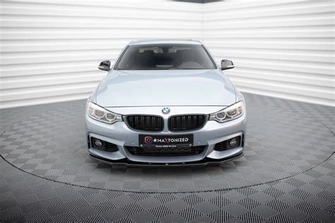 Front Splitter V1 For Bmw 4 Coupe Gran Coupe Cabrio M Pack F32