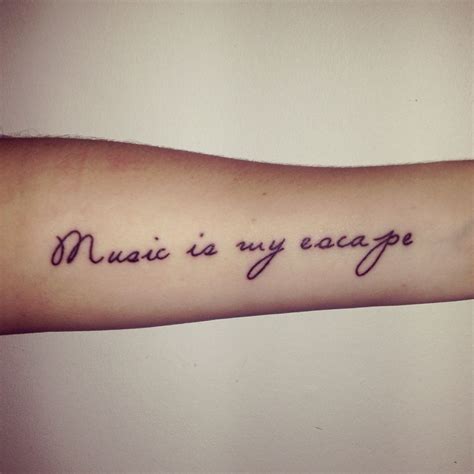 Music Quotes Tattoos