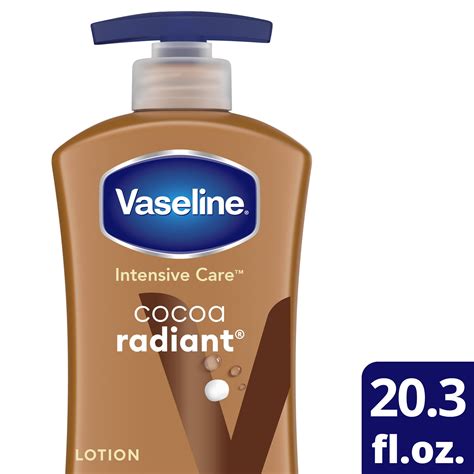 Vaseline Intensive Care Cocoa Radiant Body Lotion 20 3 Oz Walmart