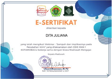 Sertifikat Webinar Pdf