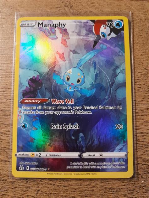 Pokémon TCG karta Crown Zenith Manaphy CRZ GG 06 Aukro