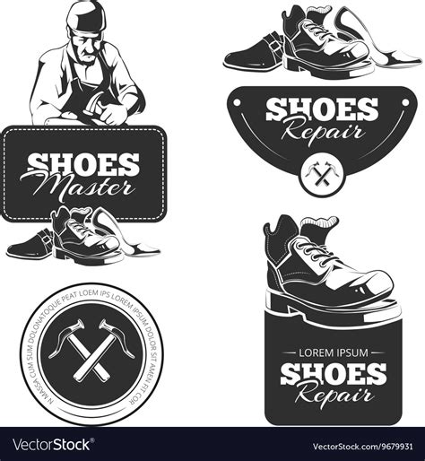 Shoes Repair Royalty Free Vector Image Vectorstock