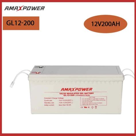 Amaxpower Batterie 12v 200ah Vrla Gel Solar Battery Low Dischargeable