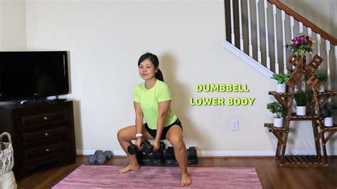 Dumbbell Lowerbody｜啞鈴下肢力量訓練｜居家健身 At Home Workout｜fit With Lauren Youtube