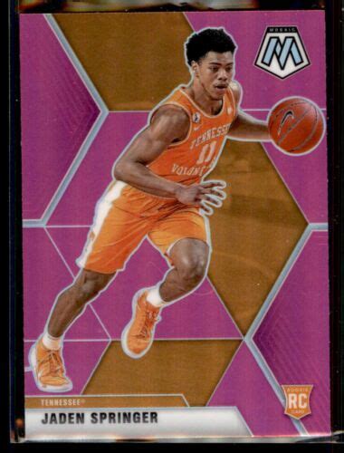 Jaden Springer Panini Chronicles Draft Picks Mosaic Pink Prizm