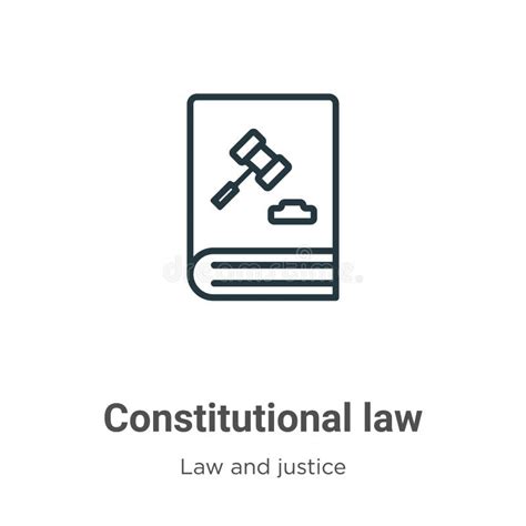 Constitutional Law Vector Icon In 6 Different Modern Styles Black Two