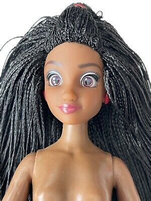New Disney Ily Ever Doll Christmas Holiday Black Braids Hair Nude