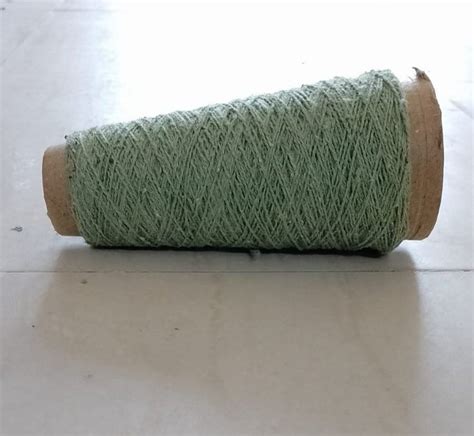 Grindle Yarns Light Green Ply Dyed Cotton Yarn For Weaving At Rs