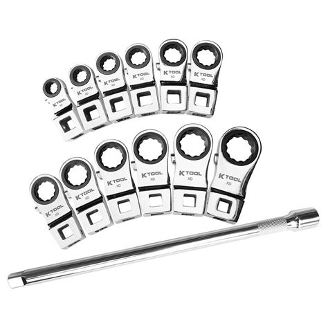 K Tool International Pc Metric Ratcheting Crowsfoot Set Jdtco