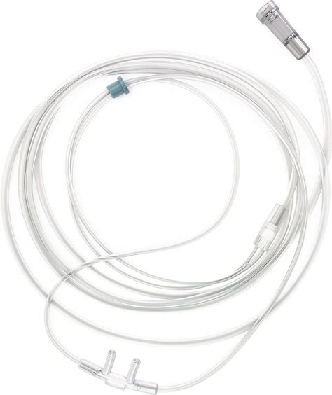 5 Pack 7 Foot Oxygen Nasal Cannula - Kink Resistant Lightweight Tubing ...