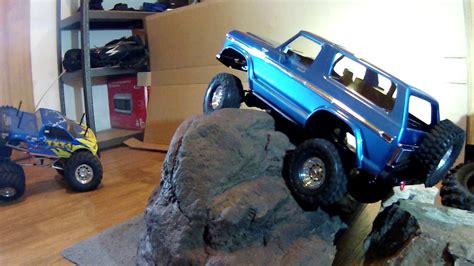 Traxxas Trx 4 Custom Metallic Blue Bronco Youtube