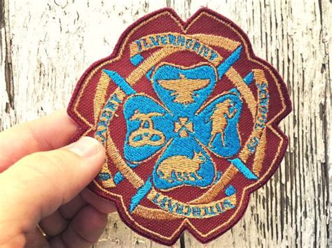 Ilvermorny School Of Witchcraft And Wizardry Crest Embroidered Etsy