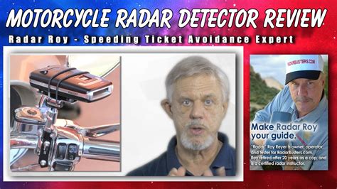 Motorcycle Radar Detector Review Radar Roy Youtube