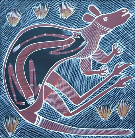 Aboriginal Art Kangaroo