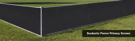 Sunkorto Black Fence Privacy Screen X Feet Windscreen Fence Cover