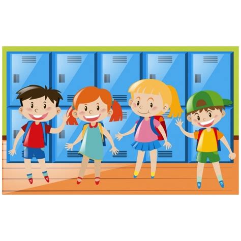 Free Kids At School Background Nohatcc