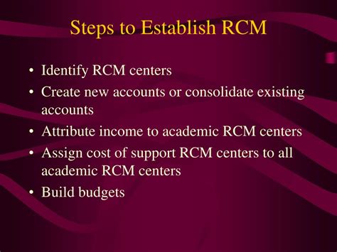 Ppt Responsibility Centered Management Rcm Case Study Engineering