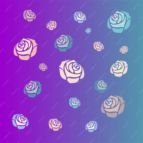 Premium Vector | A colorful background with a blue and purple ...