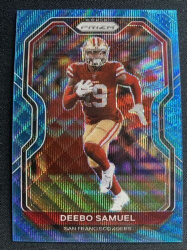 Deebo Samuel Panini Prizm Blue Wave Prizm Ebay