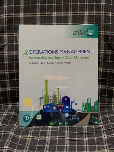 Operations Management Sustainability And Supply Chain Management 13th