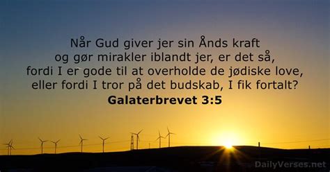 Den 10 Marts 2021 Dagens Bibelvers Galaterbrevet 3 5 DailyVerses Net