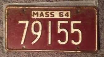 1964 65 Massachusetts License Plate Vintage Massachuetts