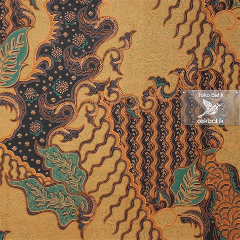 Jual Kain Batik Motif Batik Bunga Gradasi V Hijau Shopee Indonesia