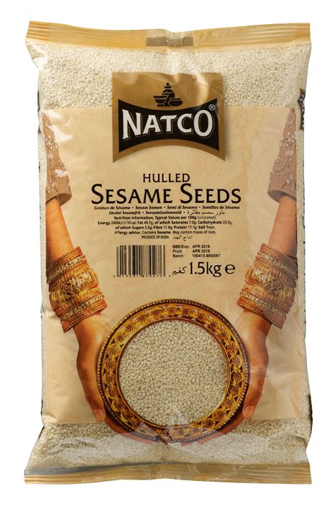 Natco Sesame Seeds Hulled 1 5kg Natco Foods Shop