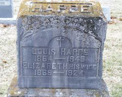 Elizabeth Lizzy Will Happe 1869 1924 Mémorial Find a Grave