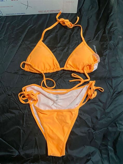 Women Two Piece Swimsuit Sexy Swimwear Halter String Triangle Bikini Sets Ebay