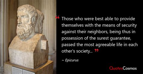 “those Who Were Best Able To Provide” Epicurus Quote