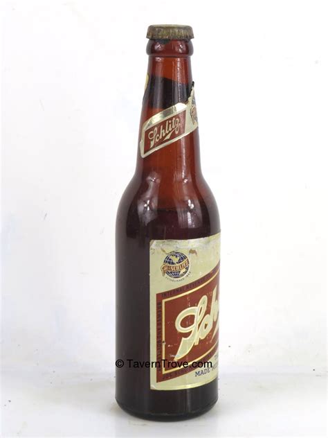 Item #30744 1939 Schlitz Beer (Full) Bottle