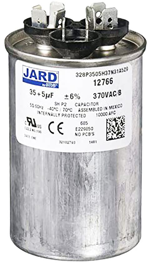Mars 12766 355mfd 370v Rnd Run Capacitor Hvac Discount Store