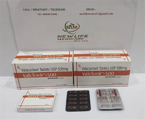 Valacyclovir Mg Tablets At Rs Stripe Valacyclovir Tablet In