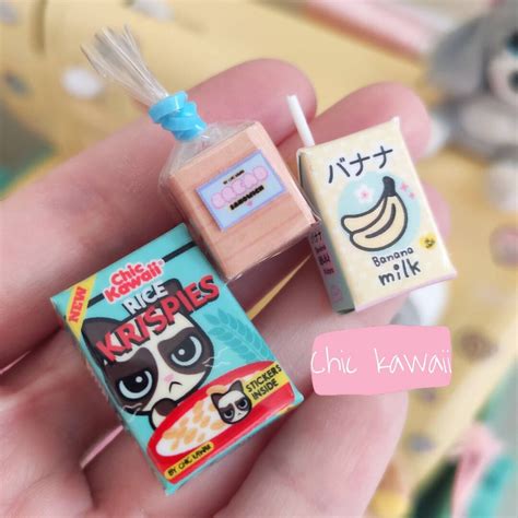 Chic Kawaii Miniature Lot X3 - Etsy