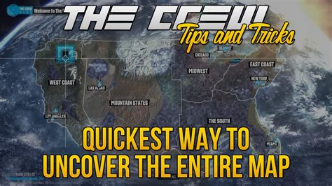 Fastest Way To Uncover The Entire Map! | The Crew Tips & Tricks | การ ...