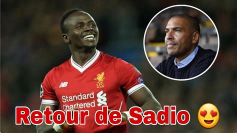 Un Retour De Sadio Man Liverpool Cette L Gende A Tranch Mane