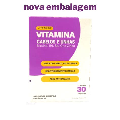 Vita Mune Cabelos E Unhas Grandes E Fortes Tratamento Dias