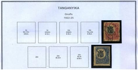 Tanganyika Stamps Postmarks The Stamp Forum TSF