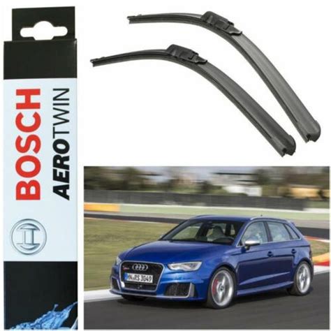 Bosch Aerotwin Front Wiper Blades Set Fits Audi RS3 Sportback 02 15