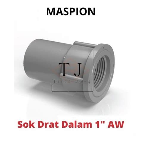 Jual Sok Drat Dalam 1 PVC MASPION SDD 1 PVC Faucet Socket PVC