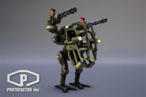 Sci Fi Light Assault Mech D Robots Unity Asset Store