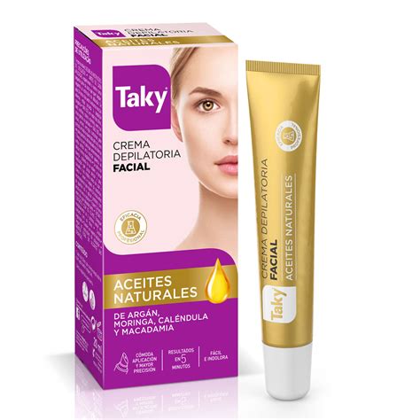 Taky Crema Depilatoria Facial Con Aceites Naturales Tubo Ml Pr