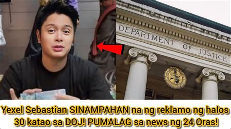 Yexel Sebastian Sinampahan Na Ng Reklamo Sa Doj Pumalag Sa News Ng