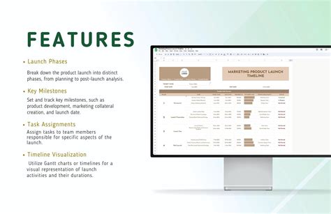 Marketing Product Launch Timeline Template in Excel, Google Sheets ...